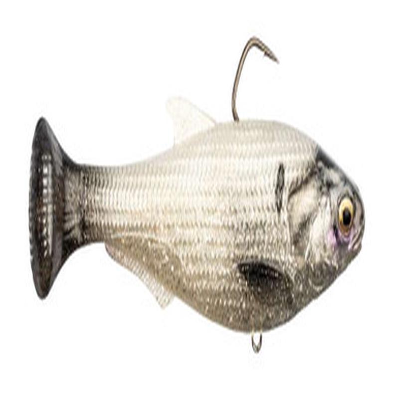 Z-Man Shadtron LT Swimbait - 4.5in - Fast Sinking - Sight Flash