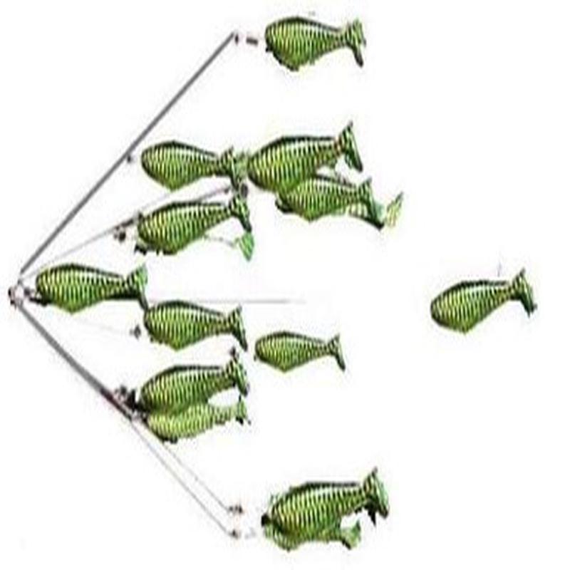 9er's 34 6'' N.E. Shad Rig Lure - 3405RED Pearl w/Red Back