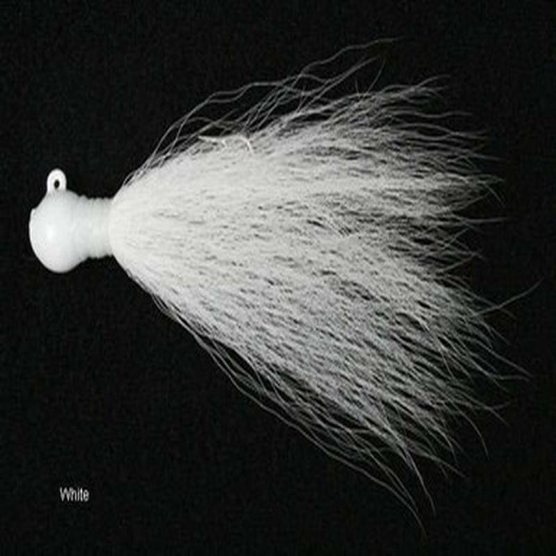 Andrus Lures BA1 Ball Jig Bucktail White