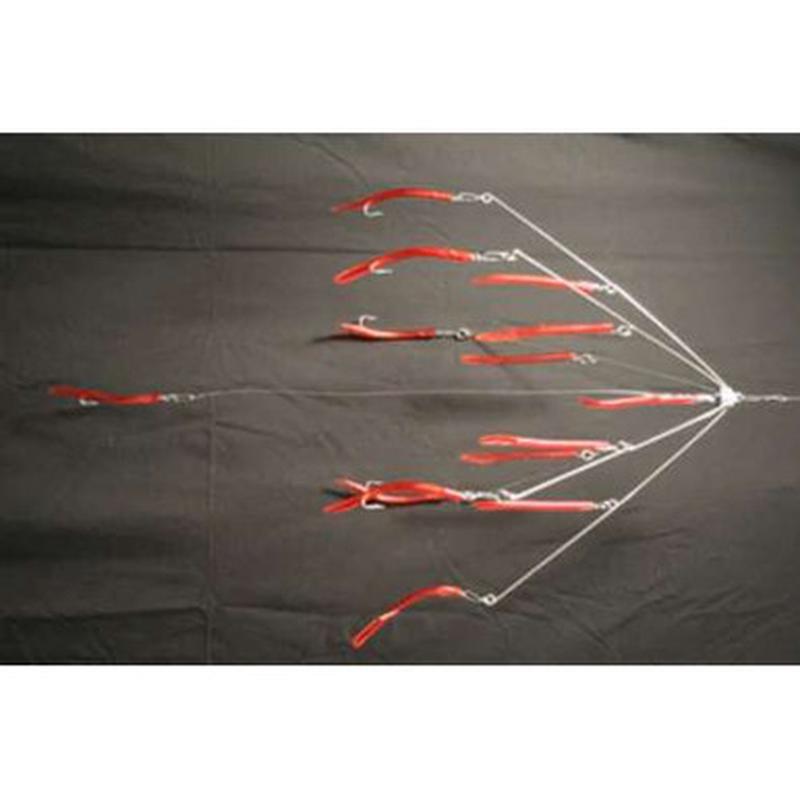 9er's 344-8 32'' Tube and Worm All Tube Lure - 3446RR Red