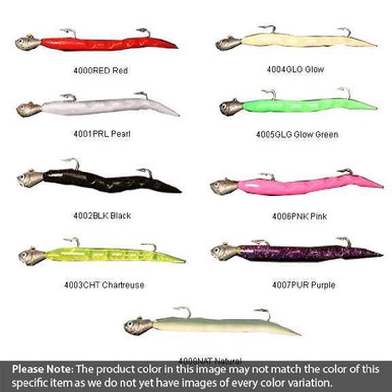 9er's 400 11'' Double Hooked Jig Head Lures - 4007PUR Purple