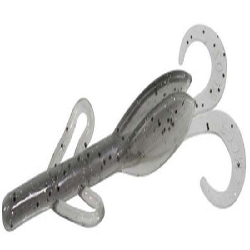 Zoom Baby Brush Hog Bait - 4in - Lightning Shad