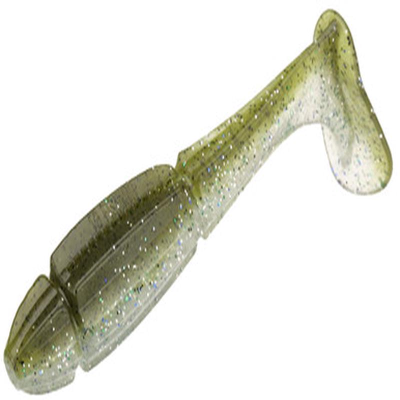 13 Fishing Churro Swimbait - 3.5in - Glitter Bomb