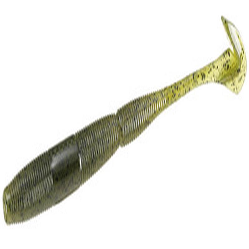 13 Fishing Ninja Swimming Worm - 7in - Collard Greens