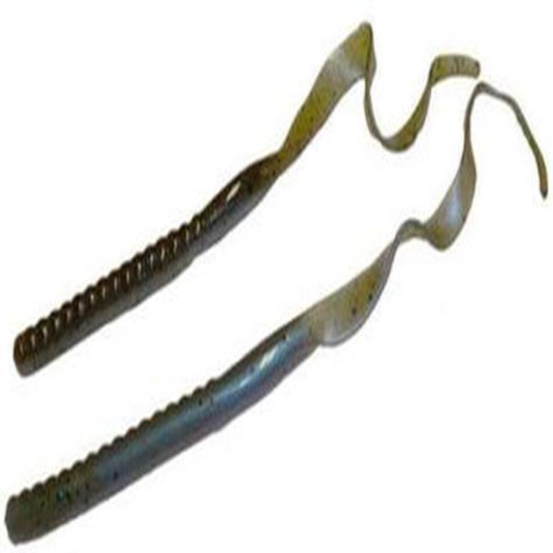 Zoom Ol' Monster Bait - 10.5in - Green Pumpkin BlueFlash