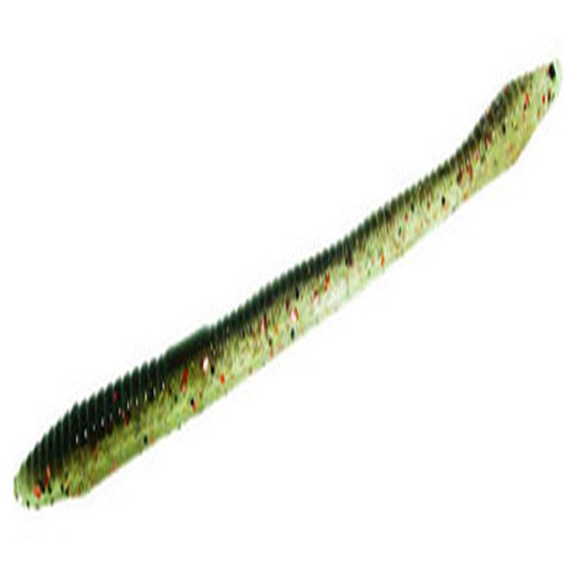 Zoom Trick Worm - 6-1/4in - Goldfish
