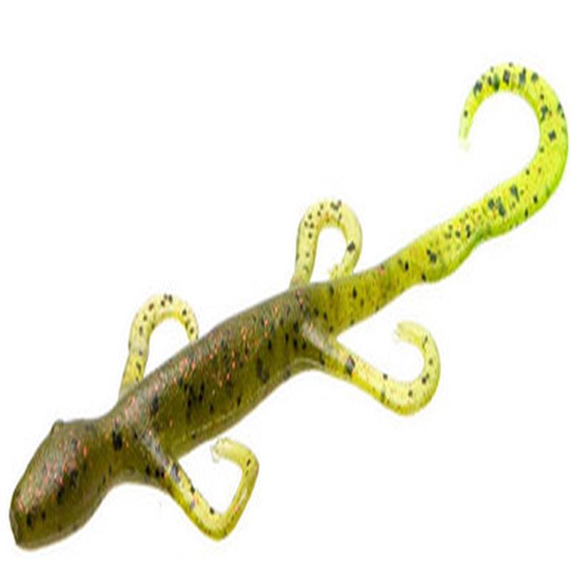 Zoom Lizard Bait - 6in - Watermelon Red/Chart