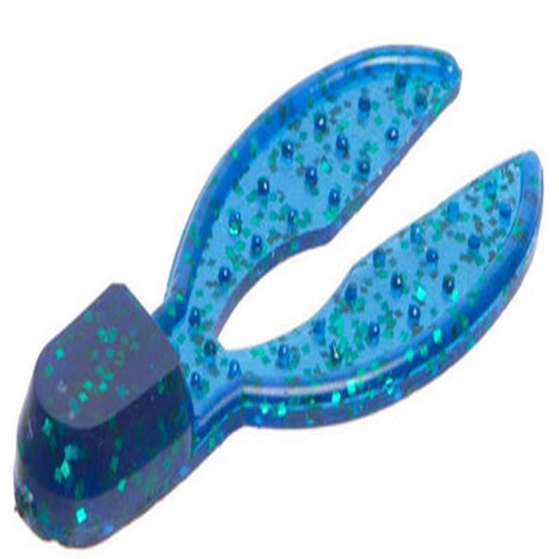 Zoom Super Chunk Jr. Bait 2in Emerald Blue