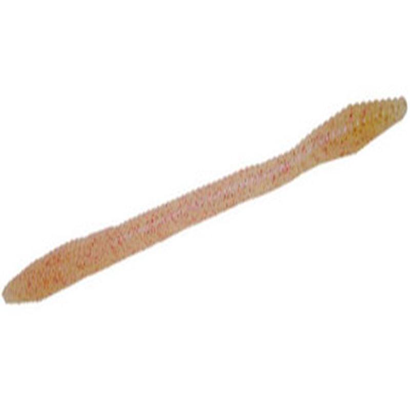 Zoom Trick Worm - 6-1/4in - Flesh Red