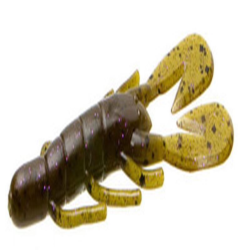 Zoom Ultra Vibe Speed Craw - Green Pumpkin Purple - 3-1/2in