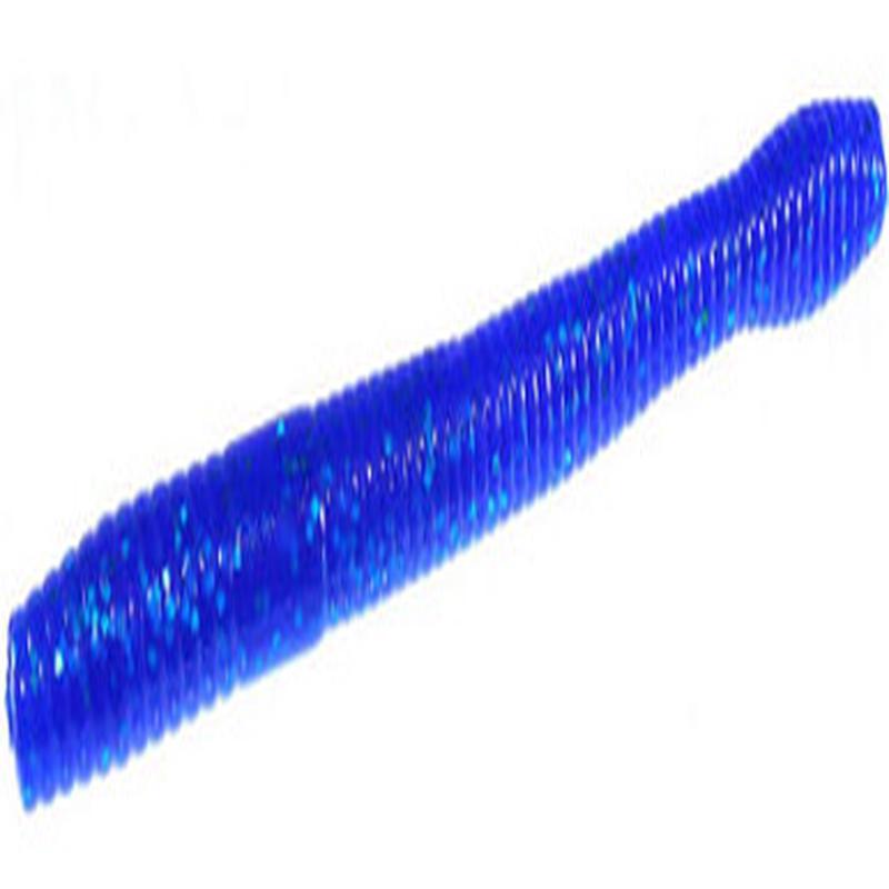 Zoom Magnum Finesse Worm Bait 5in Sapphire Blue