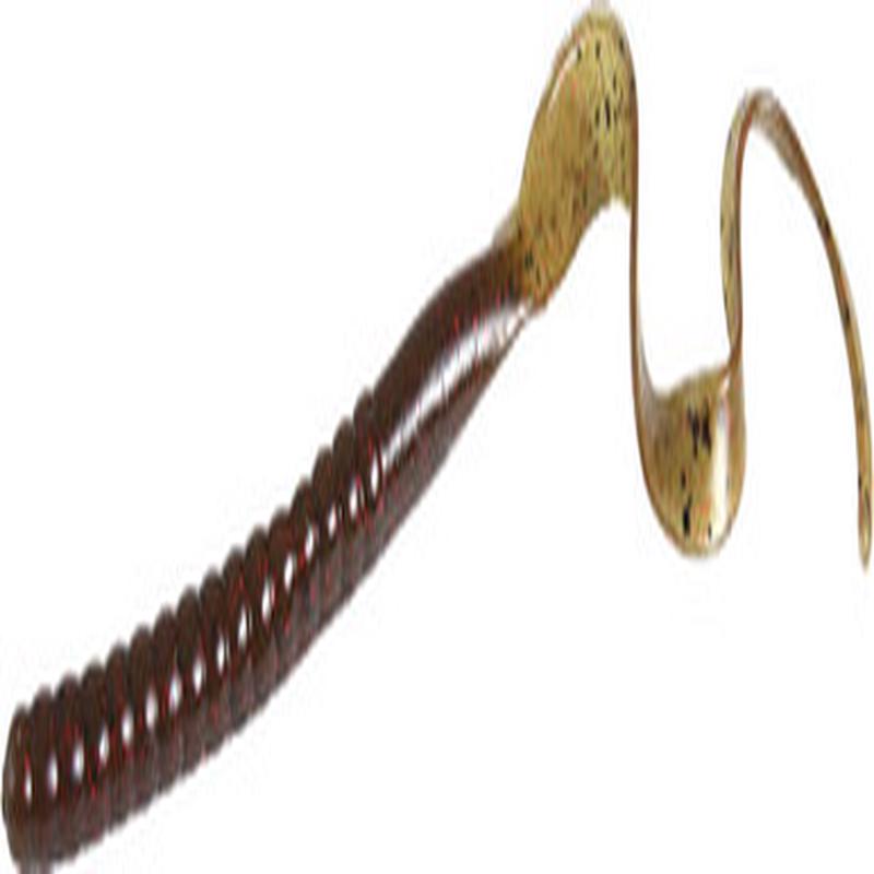 Zoom Ol' Monster Bait - 10.5in - Green Pumpkin Red