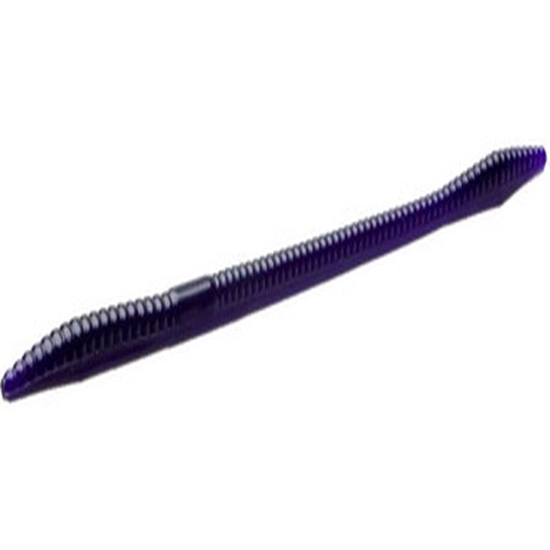 Zoom Trick Worm - 6-1/4in - Black Grape