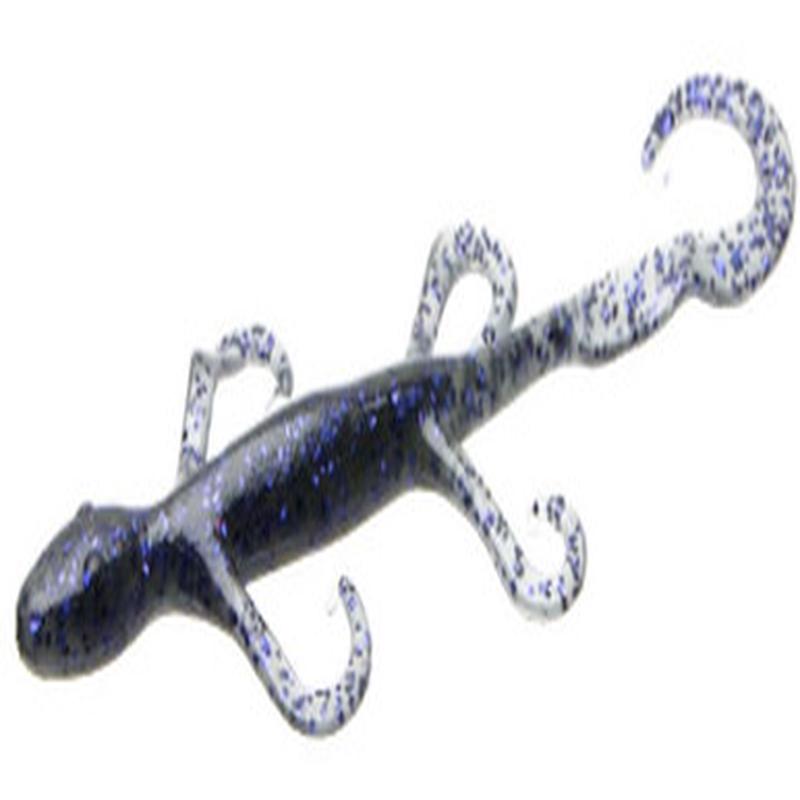 Zoom Lizard Bait - 6in - Smoke Purple