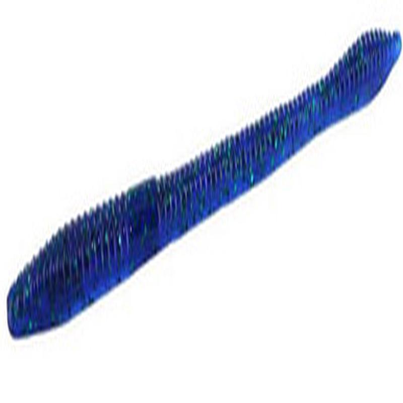 Zoom Trick Worm - 6-1/4in - Emerald Blue