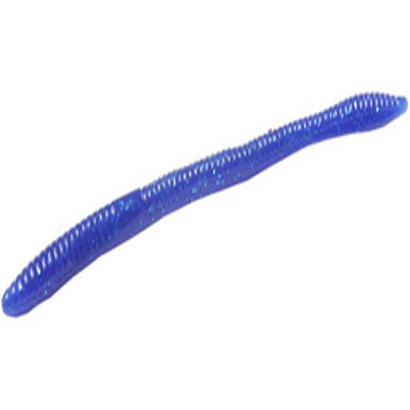 Zoom Trick Worm - 6-1/4in - Sapphire Blue