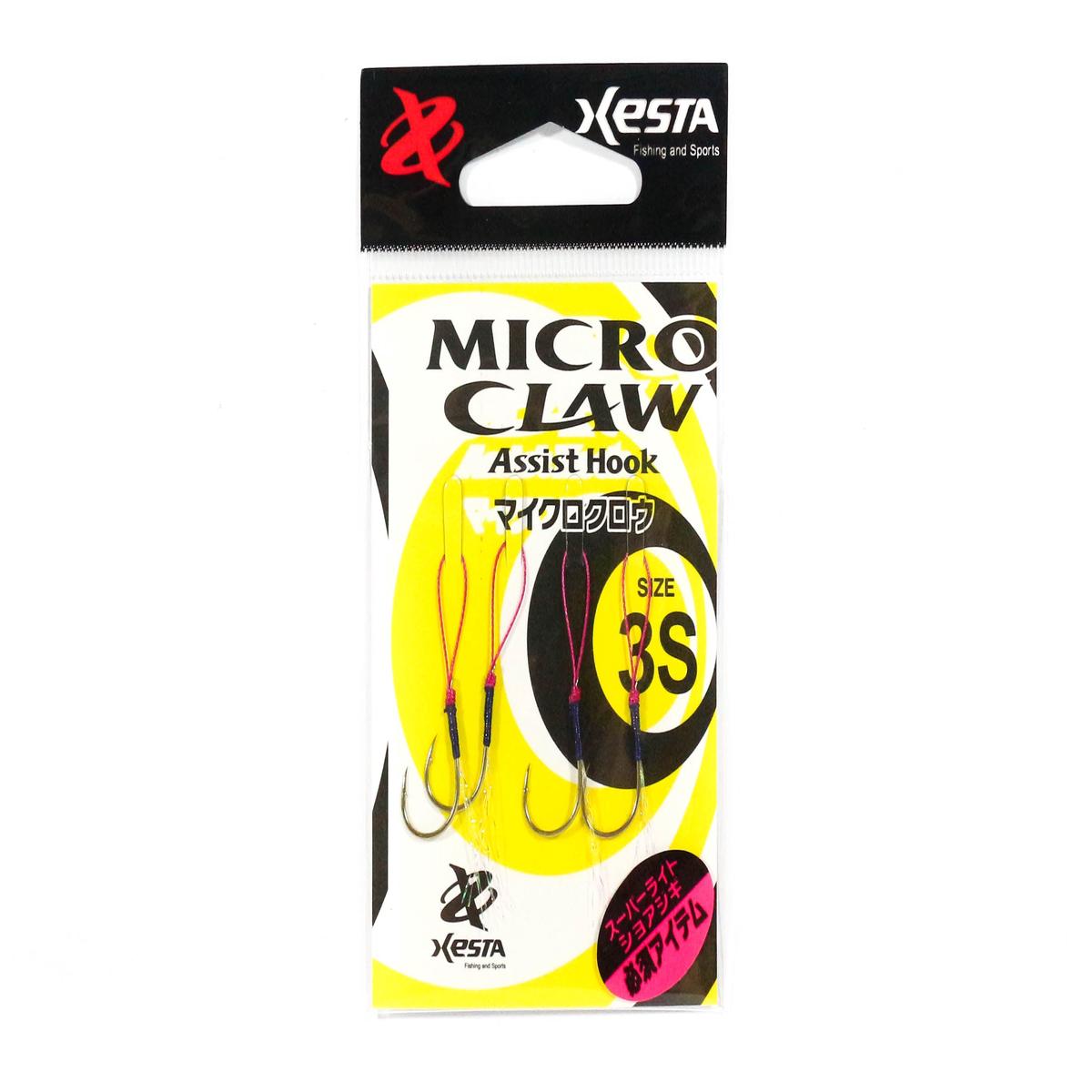 Xesta Micro Claw Single Assist Hooks Size 3S (6078)