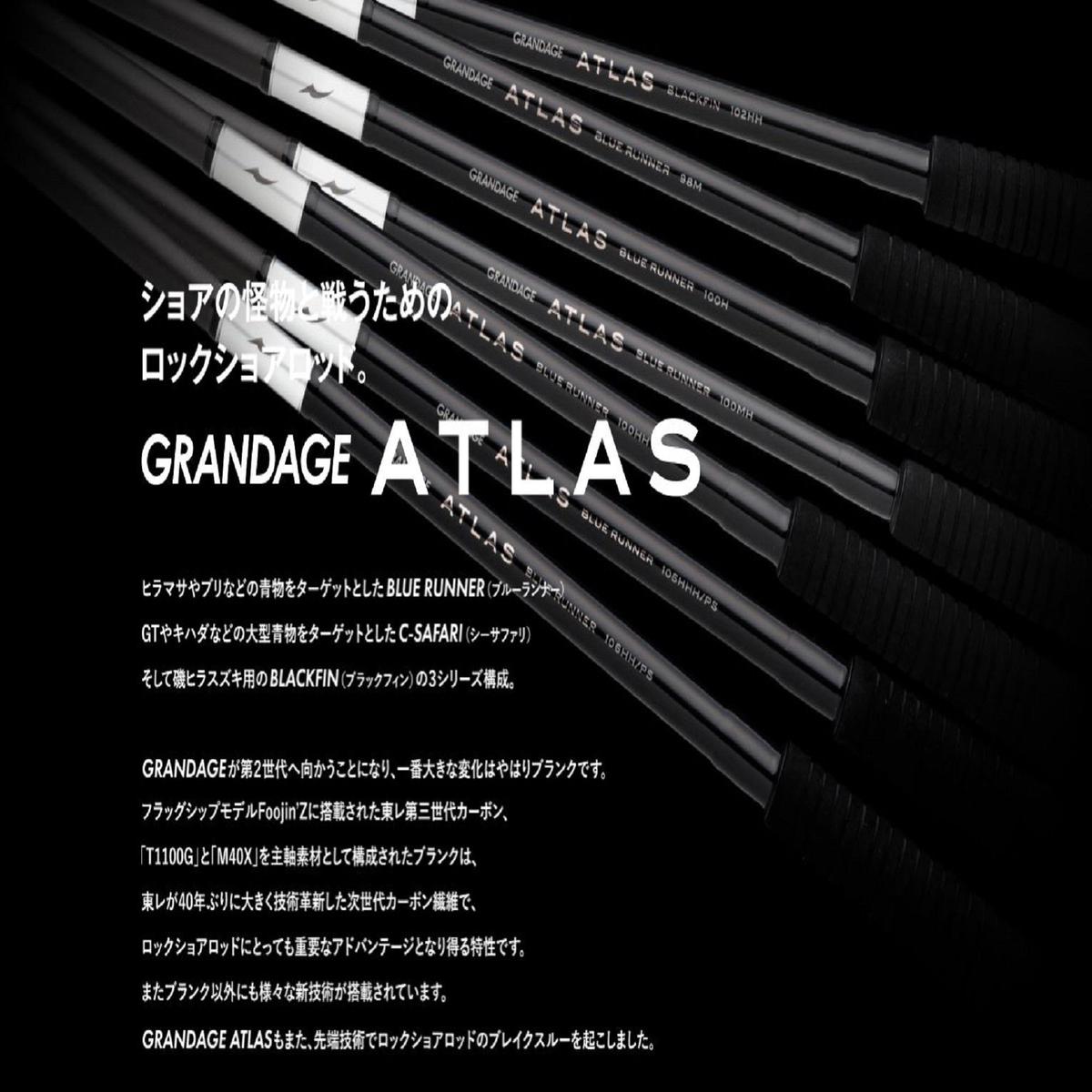Apia Rod Spinning Grandage Atlas Bluerunner 100H (2546)