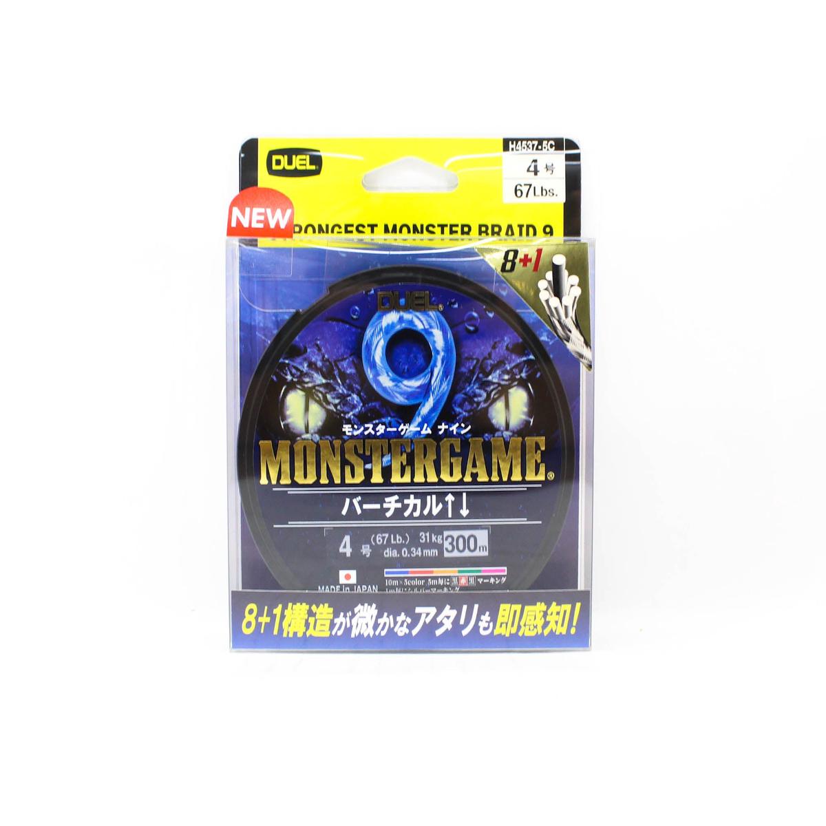Yo Zuri Duel P.E Line Monster Game X9 Jigging Multi 300m P.E 4 (0509)