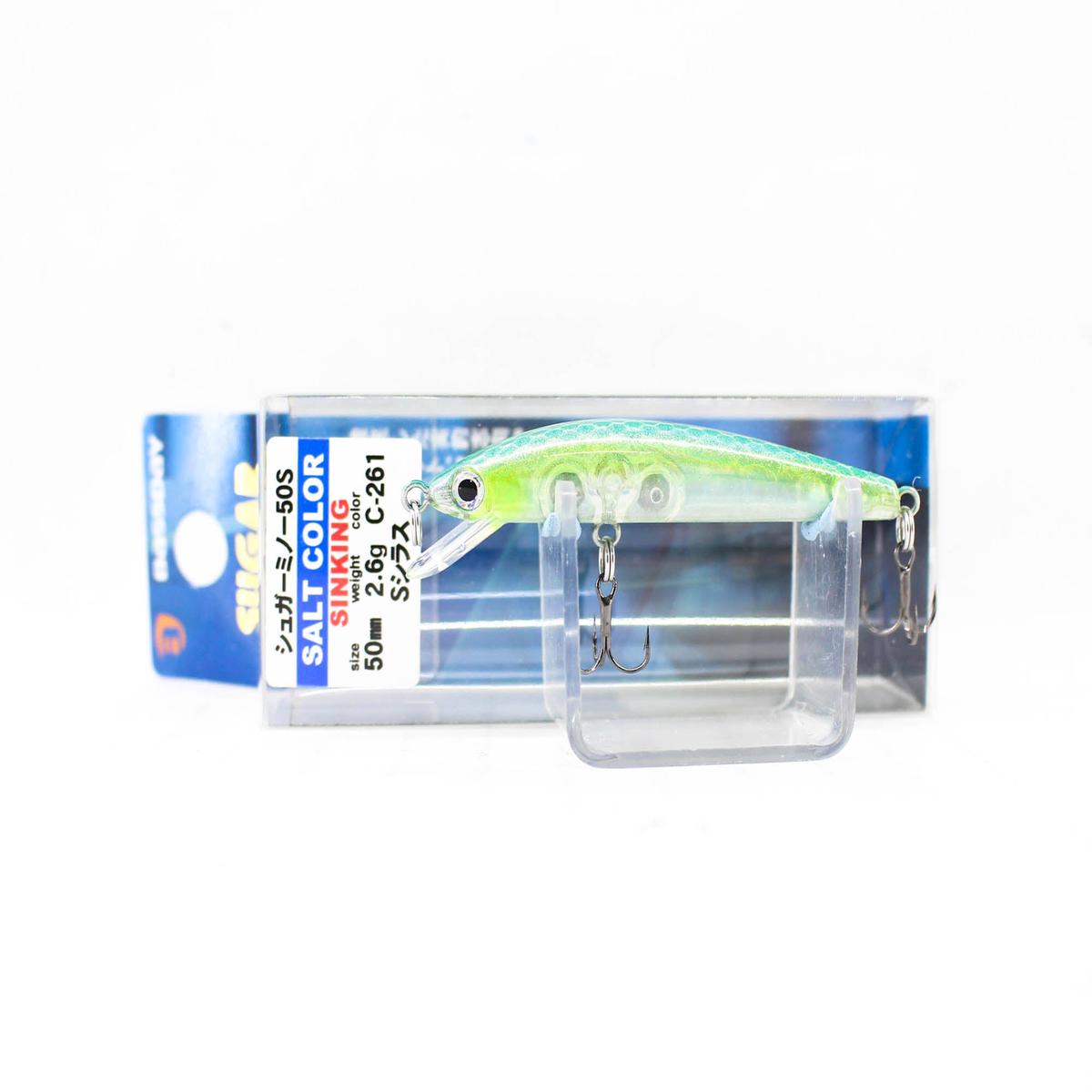 Bassday Sugar Minnow 50S Salt Sinking Lure 2.6 grams C-442 (0948)