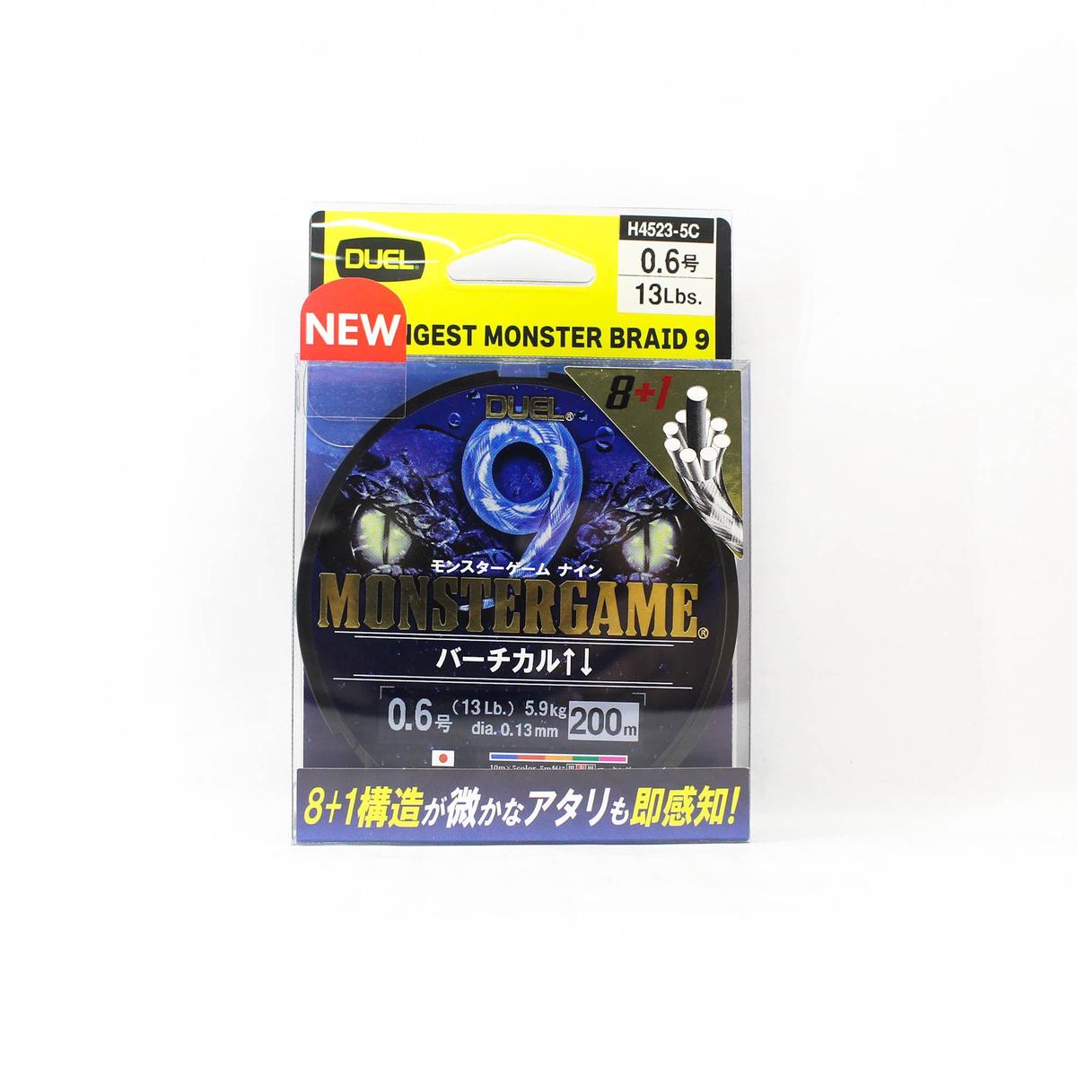 Yo Zuri Duel P.E Line Monster Game X9 Jigging Multi 200m P.E 0.6 (0363)