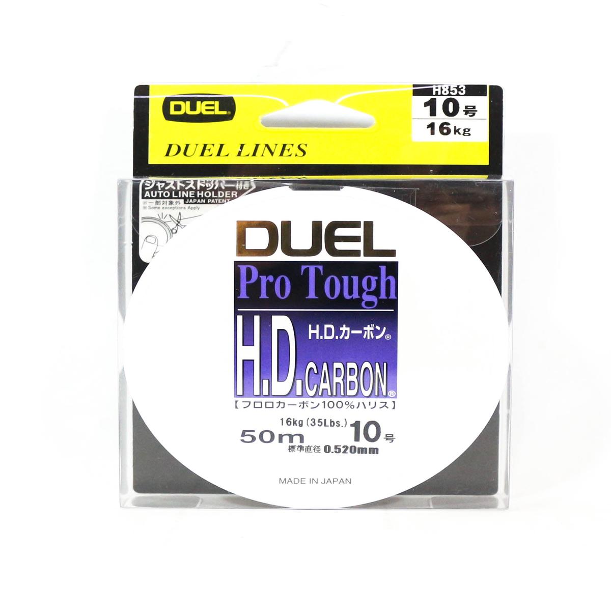 Yo Zuri Duel H.D Pro Tough Leader Fluorocarbon 50m Size 10 35lb H853 (2058)