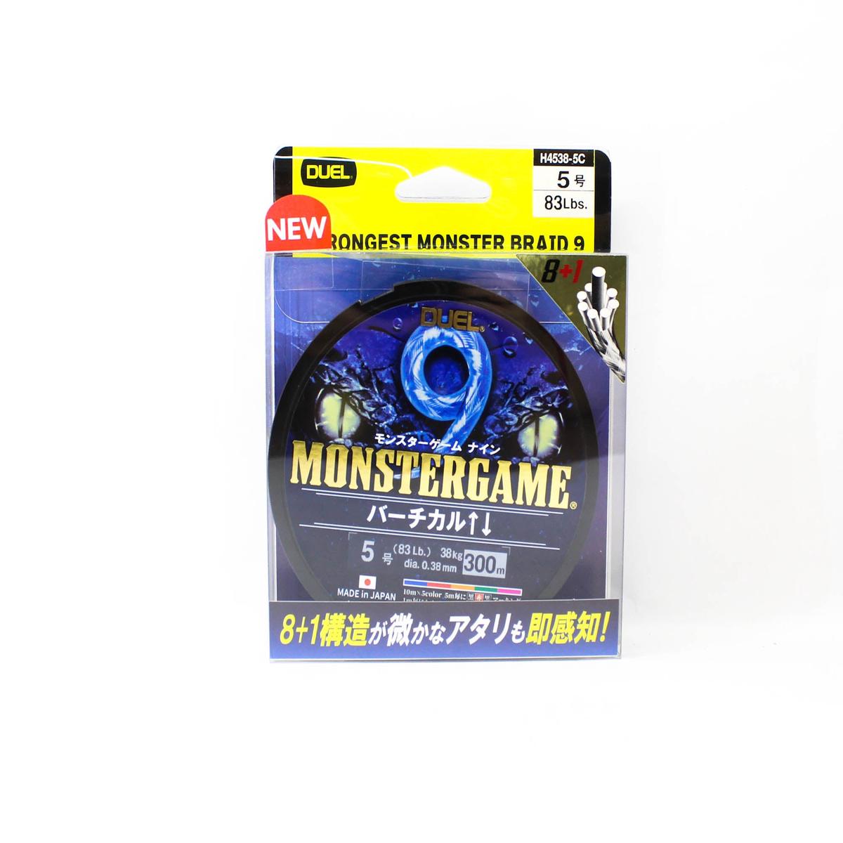 Yo Zuri Duel P.E Line Monster Game X9 Jigging Multi 300m P.E 5 (0516)