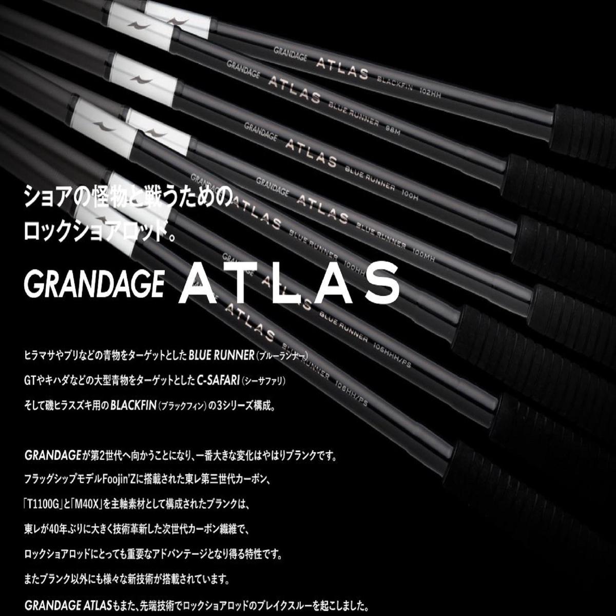 Apia Rod Spinning Grandage Atlas Bluerunner 98M (3062)