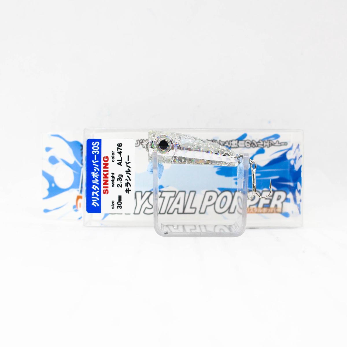 Bassday Crystal Popper 30S Sinking Lure 2.3 grams AL-476 (1301)