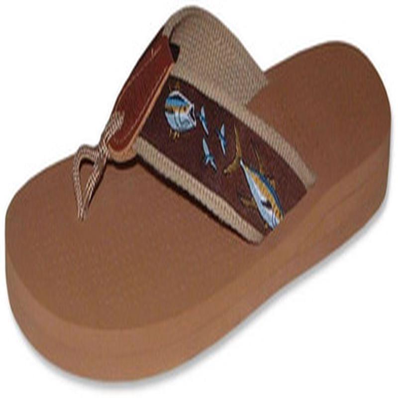 Zep-Pro Yellowfin Tuna Flip Flop - Size 10