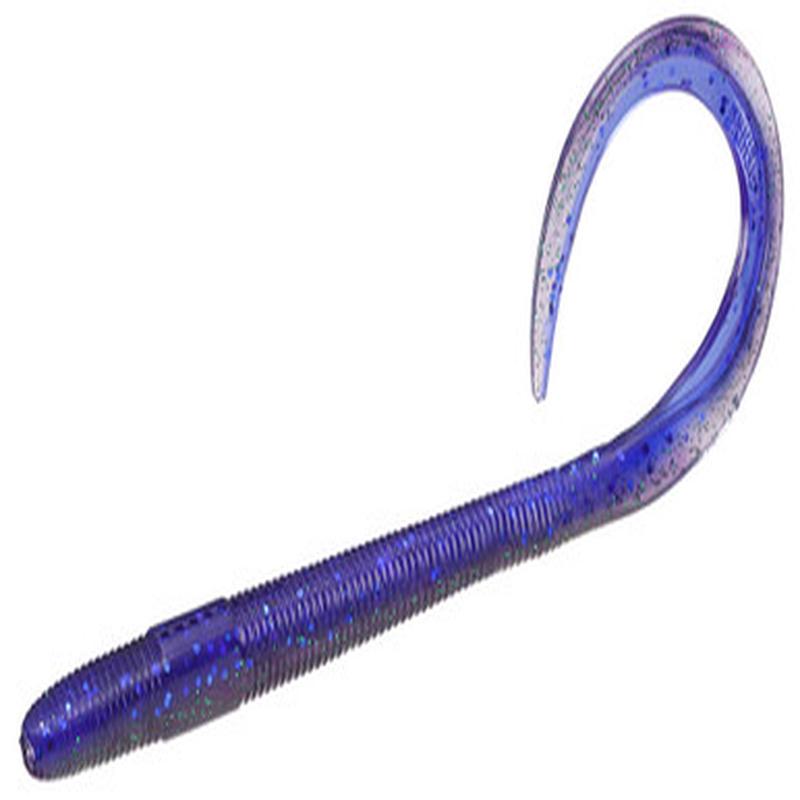 13 Fishing Big Squirm Worm - 8in - Blueberry Yum Yum