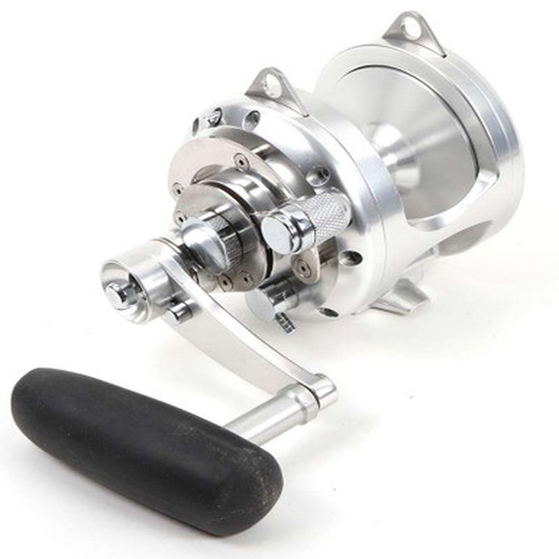 Avet EX 30/2 Two-Speed Lever Drag Big Game Reel - Left-Hand Silver