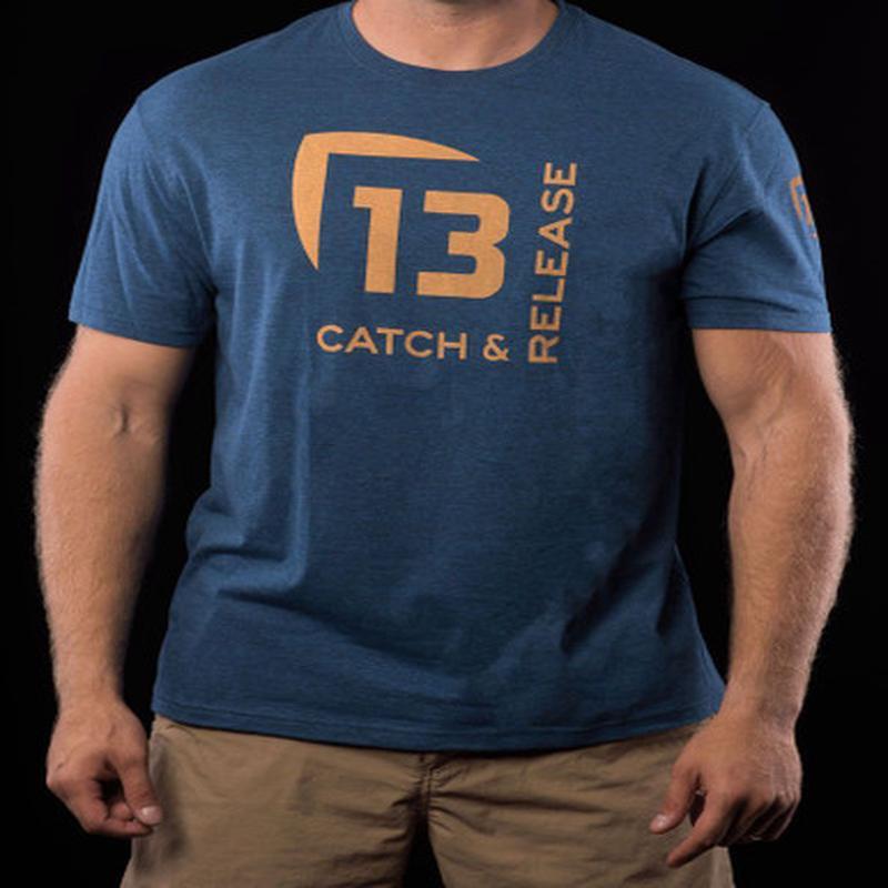 13 Fishing Catch & Release T-Shirt - Electric Blue - XX-Large