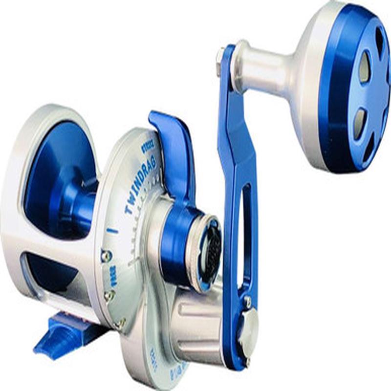 Accurate BV-400L-SBL Boss Valiant Conventional Reel - Silver/Blue