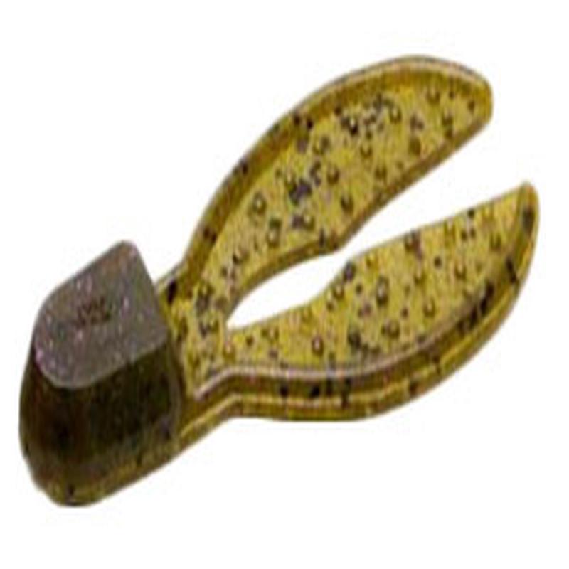 Zoom Super Chunk Jr. Bait 2in Green Pumpkin Purple