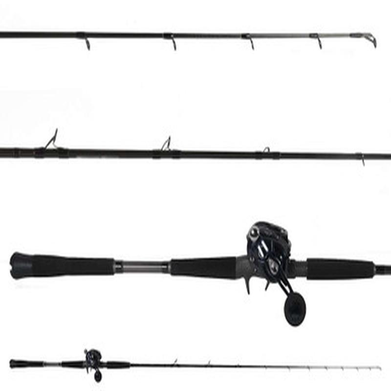 Daiwa Lexa LX-HD300-H-P / OTI-PBI701HFA Pitch Black Inshore Combo