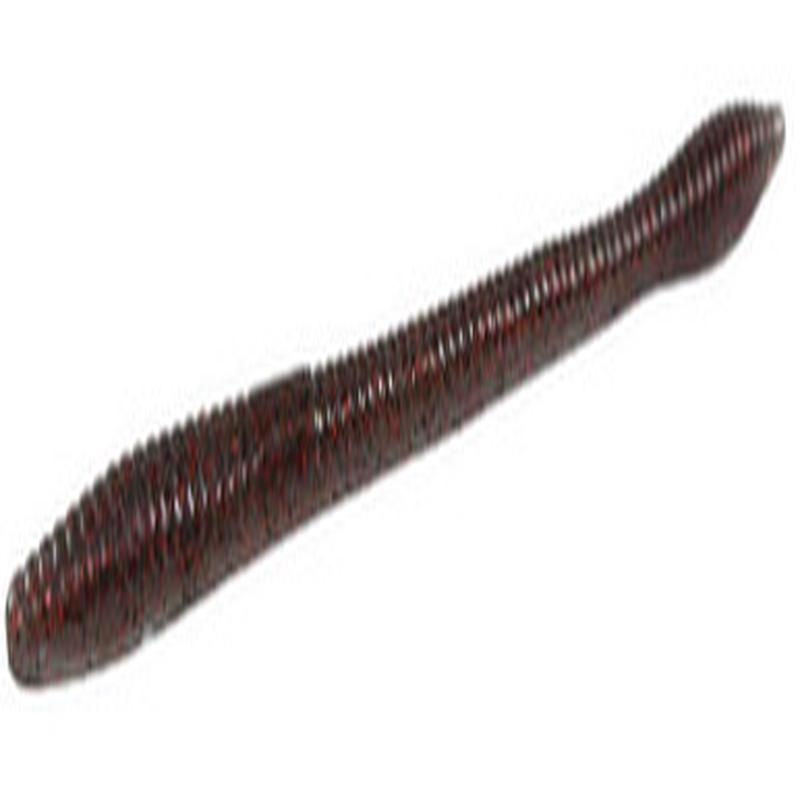 Zoom Trick Worm - 6-1/4in - Smoking Fire