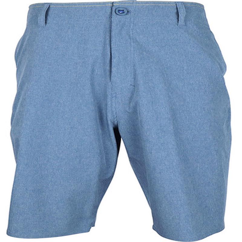 Aftco Cloudburst Fishing Shorts - 10in - Space Blue Heather - 28