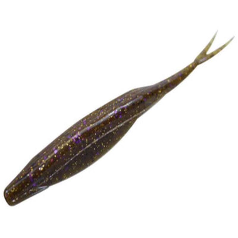 Zoom Magnum Super Fluke - 7in - Green Pumpkin Prp Gld