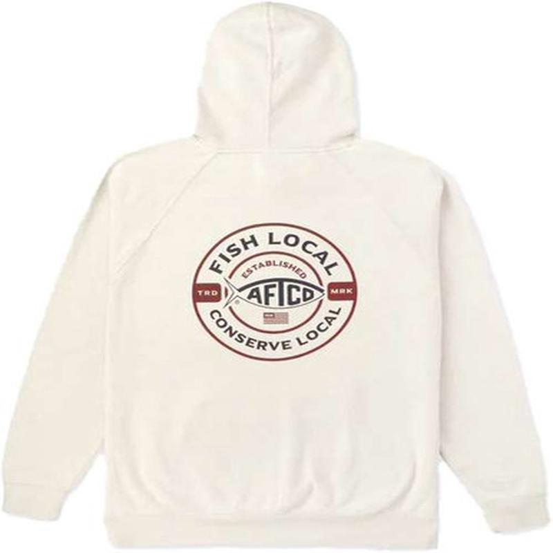 Aftco Classico Pullover Hoodie - Stone Heather - Small