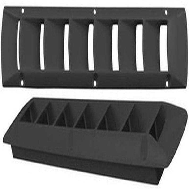 Attwood 1495A1 Plastic Louvered Vent - Black