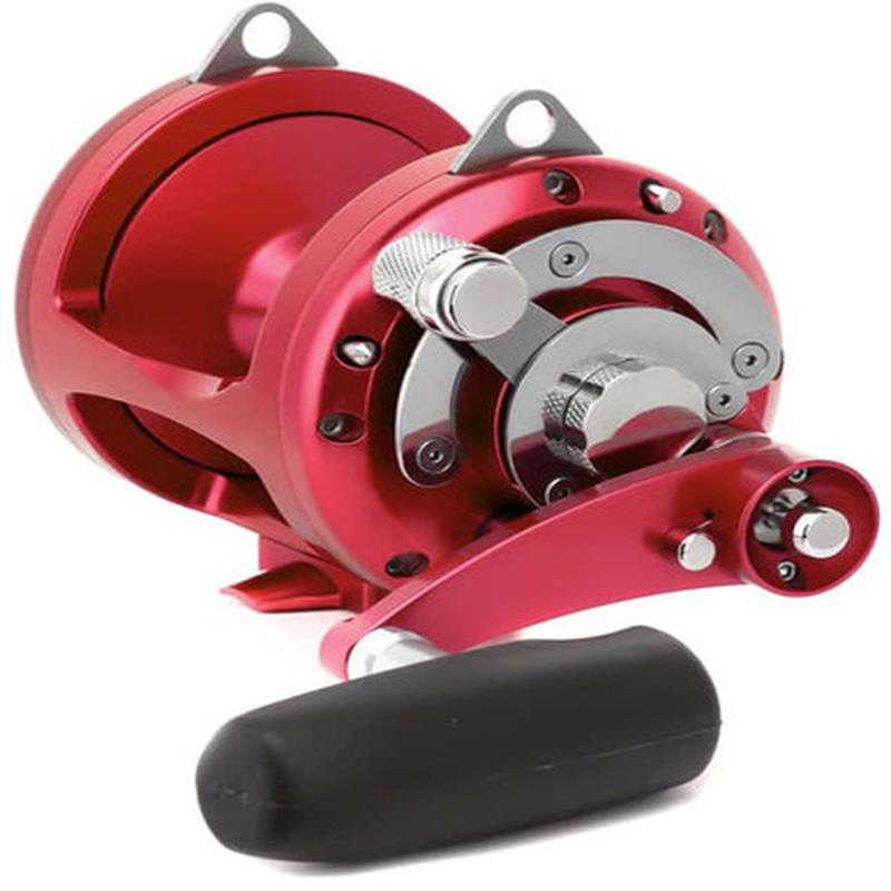 Avet EXW 30/2 Two-Speed Lever Drag Big Game Reels - Red
