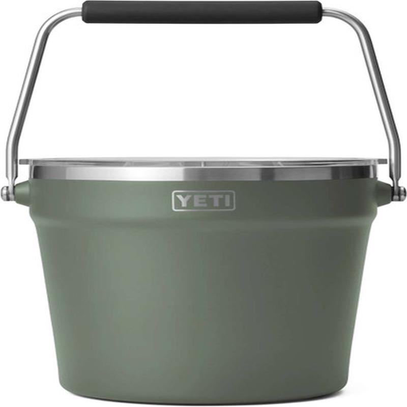 Yeti Rambler Beverage Bucket - Camp Green