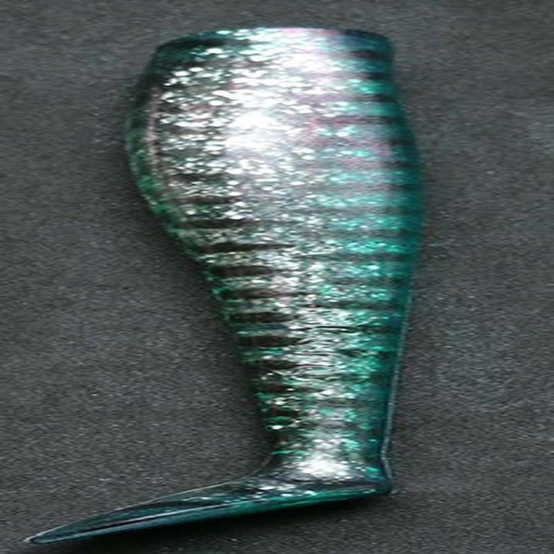 Al Gag's Whip-It Fish Lures Replacement Tails 6in Green Mackerel