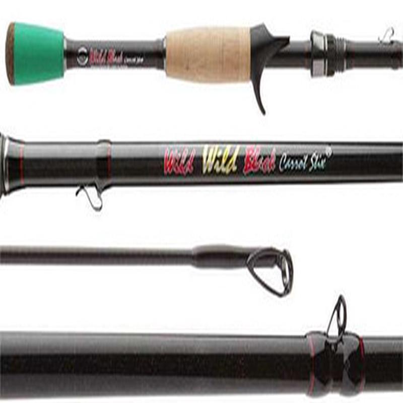Carrot Stix C2WZ701XH-F-C Wild Wild Black Casting Rod - 7 ft.