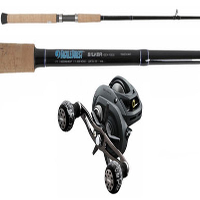 TDSSC701MHT Silver Hook/Daiwa LX-WN300HSL Lexa Type-WN Baitcasting Combo