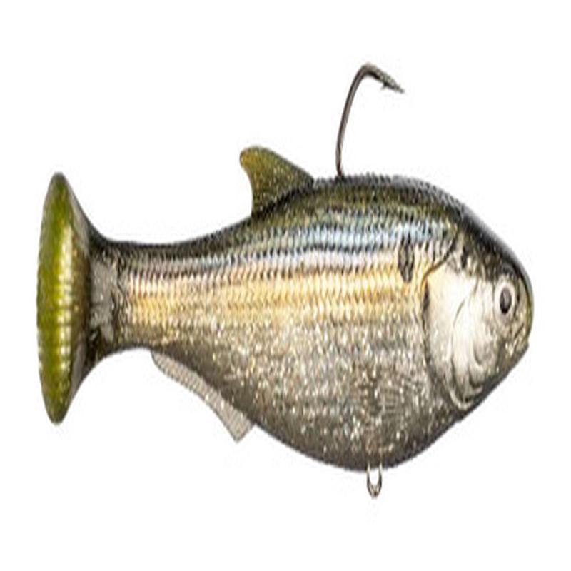Z-Man Shadtron LT Swimbait - 6in - Slow Sinking - Threadfin Shad