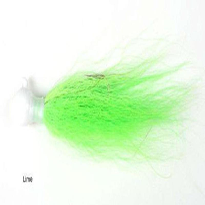 Andrus Lures BA112 Ball Jig Bucktail Lime