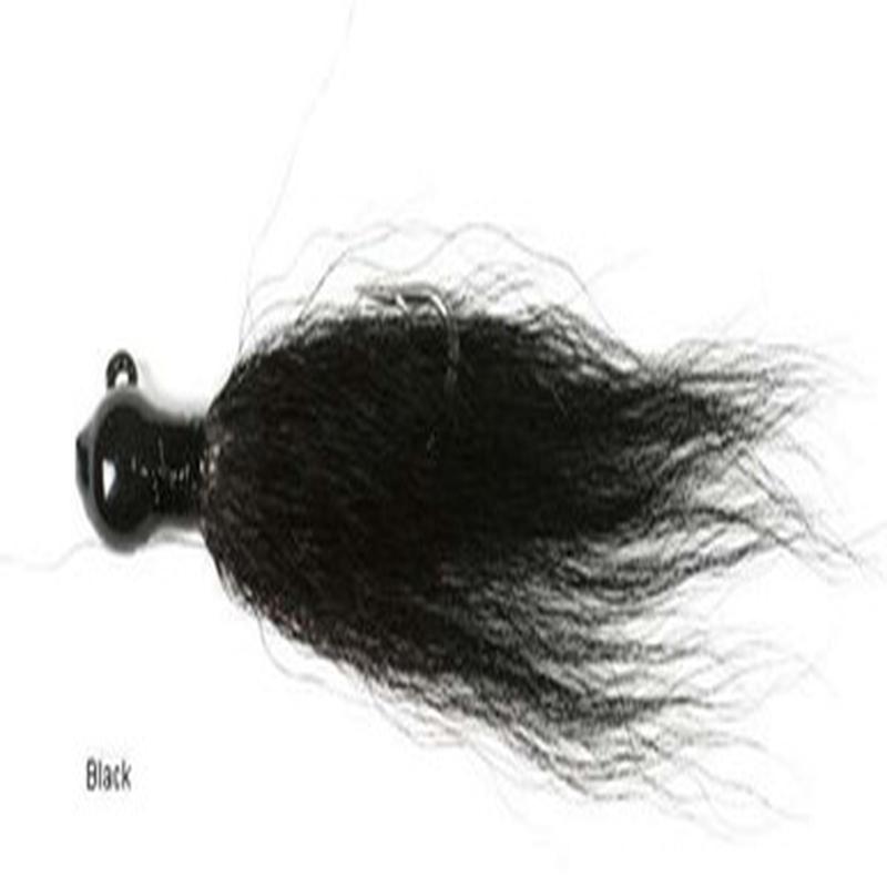 Andrus Lures BA12 Ball Jig Bucktail Black