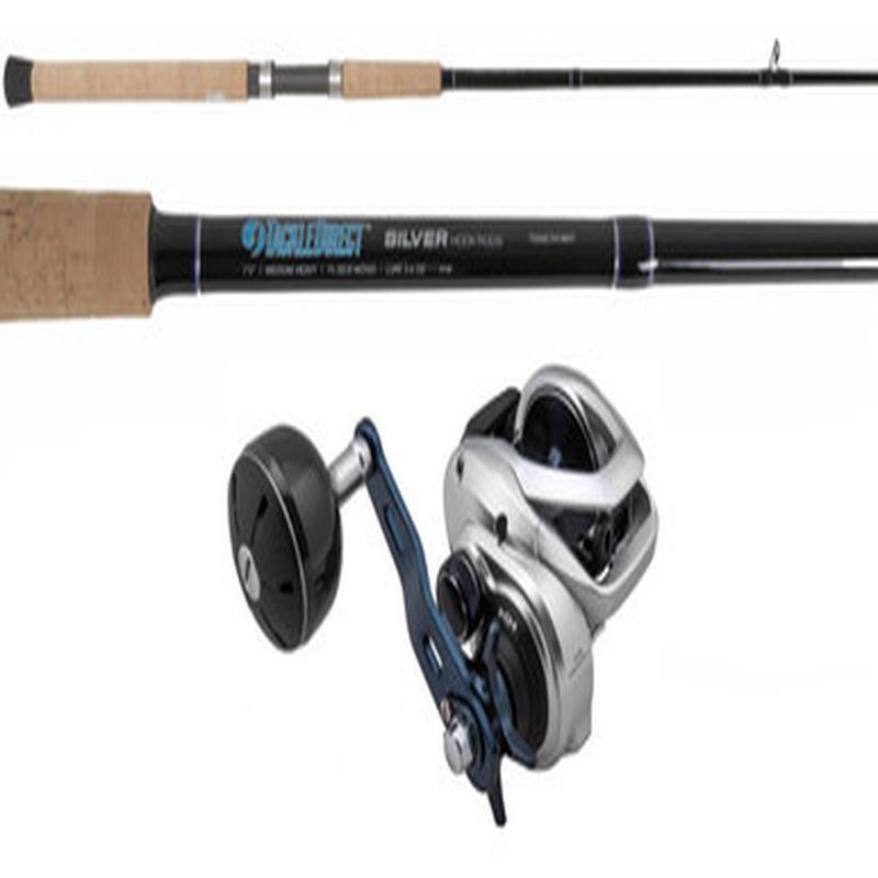TDSSC701MHT Silver Hook/Shimano TRX301AHG TranX Baitcasting Combo